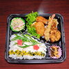 ヘダイ唐揚げ　揚げ焼売　唐揚げ　エビフライ入り「3月10日のお弁当」