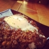 茄子とひき肉のドライカレー