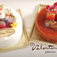 【パティスリーバレンタイン】のクリスマスケーキ