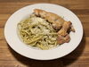 香ばしチキンのジェノベーゼ「【地下鉄南北線北24条駅 徒歩1分！☆バー ベンジーナ】Uber Eatsはじめました✨️」