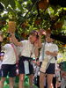 「年長組さん、秋の味覚「梨狩り」を楽しみました🍐」
