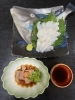 新鮮な魚料理を堪能「カワハギの姿造りと肝の小鉢｜日本酒にも合う一品料理」