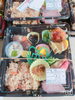 お弁当。税込1,100円「折詰料理・折詰弁当は、あがわまで」