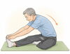 腰（背）を丸めるストレッチが良いとされています。骨盤後傾の動きです。腰を反る運動はだめです！「「脊柱管狭窄症」」