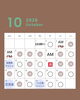 「江南市　Minico.   10月の営業日」