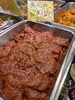 煮込みハンバーグ「姫竹の土佐煮・日替わり弁当・大学芋・煮込みハンバーグ」