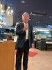 パワフルにお話しされる池之上さん「5月度定例会を開催しました（元阪神スカウト講話＆格付け選手権）」