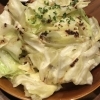 たっぷりアンチョビキャベツ