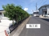 施工前です「お仕事紹介：第1報　生垣→フェンスにしたい😊　　出雲市」
