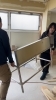 荷物を運ぶ様子「今週中にお引越し予定の料理チームは大忙し！いよいよオープンに向けて準備が始まります♪」
