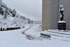 雪の様子「舞鶴は、雪・雪・雪です。」