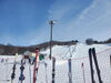 晴天のスキー場は見ているだけでも気持ちがいいです「飯豊町の《手ノ子スキー場🎿》の食堂に行ってきました✨」