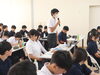 事後研修会（発表）の様子「中高生が福祉施設でボランティア体験を行いました」