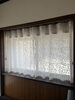 「リネン刺繍レースカーテンお取り付け」