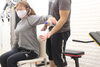 仕事中の座りながら出来るトレーニングも教わりました「まいぷれにいがた編集部スタッフO.Y。 実録！体験レポート“美しく健康的にダイエット”　Vol.17」