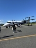 福江空港　(五島つばき空港) 福岡行きのプロペラ機「10月17日　昼の飛行機で福岡　レンタカーで小倉に」