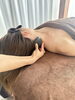 ホットストーンでじんわり温めます。「12月営業日のお知らせ＊Flat Relaxation Salon（フラットリラクゼーションサロン）＠青梅市河辺町」