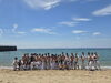 波打ち際で広がる道場の一体感「ウェルピア伊予で夏季合宿！海で1000本突き・1000本蹴りも体験しました」