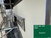 「吉野川市鴨島町O様邸／外壁中塗り・上塗り工事の様子」