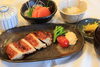 若鶏の照り焼き「   ○・。＊　週替わりアザレアランチ　＊。・○」