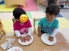 「Finger painting！！」