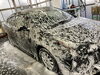 フワフワのムースを使用し、ムートンで優しく洗います「「純水」使用の手洗い洗車〜酒田カーコーティング専門店」