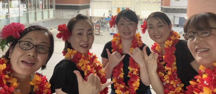 ずっと前からの仲良しさんみたい！「那珂川市　フラダンス教室　夏のイベントを楽しんできました！」