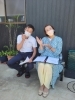 リポーターさんと専務(^-^)/「今から専務がラジオ出演＼(^^)／13時15分頃からで～す❗《西京区　KBS 京都　ま～ぶる　radiko　上田とうふ》」