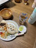 ランチ試食。スープもおいしかったよ。「子どもの夏休み特別レッスン」