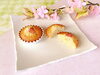 桜のあんマドレーヌ…２１０円「【店舗イベントのお知らせ】春の香りが広がる…桜の創作和洋菓子を期間限定でご用意致します。」