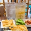夜の部限定！！ちょい飲みセット『揚げギョーザ・枝豆・ポテトフライ・キムチ』
