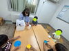最初はよく説明を聞いて！「「きらきらしてる〜✨」【札幌市北区児童デイこぱんはうすさくら札幌太平教室】」