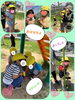 頑張って登るぞ！「日陰は涼しいね♡【交野市・小規模保育園】」