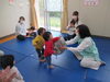 「どうぞ」「ありがとう」「今日は「うさぎぐみ」がありました！」