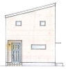 A号完成予想パース「ペットと暮らせる新築戸建貸家　建築中です！」