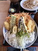 タヌキうどん　天麩羅と大根おろしが山盛りです😳「埼玉県　川島町　本手打うどん庄司　久し振りでした」