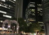 こちらは梅田、ビル街の間からのお月見をどうぞ！「今週最後の営業日、本日も20:00開店です！“あかがねポイント30％大還元フェア 第二弾”実施中！！」