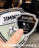 シエラちゃん入りステッカー販売中です🐶♡「とっても素敵なジムニーにルーフラックを取付ました🤩　ジムニー愛が溢れる💖　ルーフラックフルサイズ❗️ ダムドジムニー」