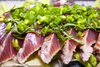 「カツオのたたき＆鯉のあらいが美味しいとお客様から好評です🐟鮮度抜群の魚はキボミで✨」