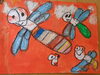 絵画製作（4歳児）「郵便局へGo！」