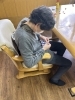 真剣です！「保育園へのアイスノンケース作り🥰！【ケアハウス恵庭】」