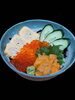 うに・いくら丼　並1580円、小880円　※税別「緊急企画！がんばれ飲食店！【24】越前市　もてなしや絆」