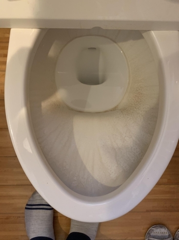 トイレの水垢「頑固な水垢でも」