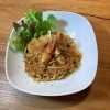 ズワイガニのトマトクリームパスタ