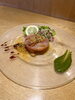 「夏のおすすめ前菜「ビンチョウマグロと夏野菜のセルクル仕立て」」