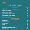 CÀ PHÊ Ủ LẠNH, ESPRESSO