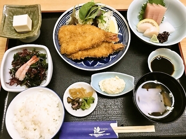 漣 さざなみ 鳥羽店 大きなエビフライを贅沢にいただけるランチ 鳥羽市 まいぷれ伊勢編集部おすすめランチ 伊勢 鳥羽 志摩 まいぷれ 伊勢