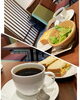 いつものスタバを避けて、上島珈琲店でモーニング❣️「個別指導学院ヒーローズ二日市校　25日は天神様の日」