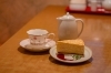 「薄焼きクレープケーキで、ゆったりカフェ時間を」