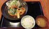 「4月15日(水)一魚一会のおすすめランチは「鶏ひき肉と豆腐のハンバーグ定食」です♪」